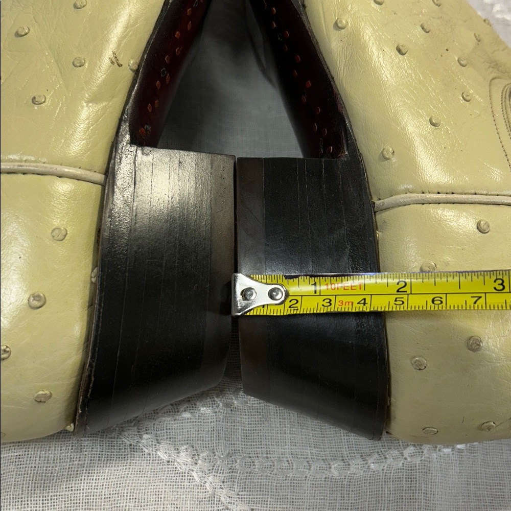 NWOT Durango ostrich cowboy boots handcrafted in Mexico - Picture 12 of 16